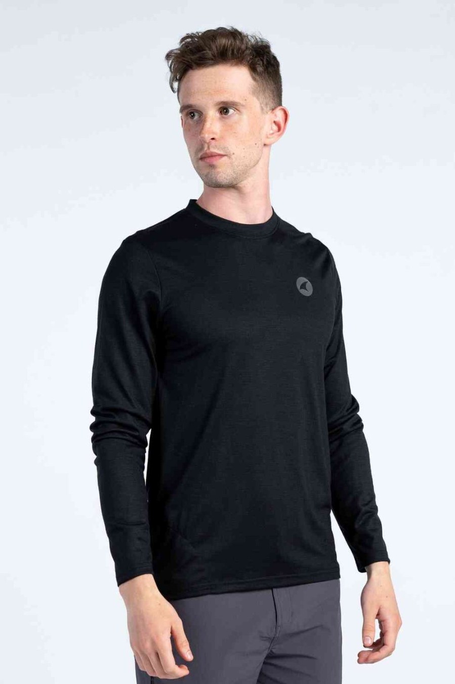 Men'S Pactimo Long Sleeve Jerseys | Men'S Range Ls Tee Black