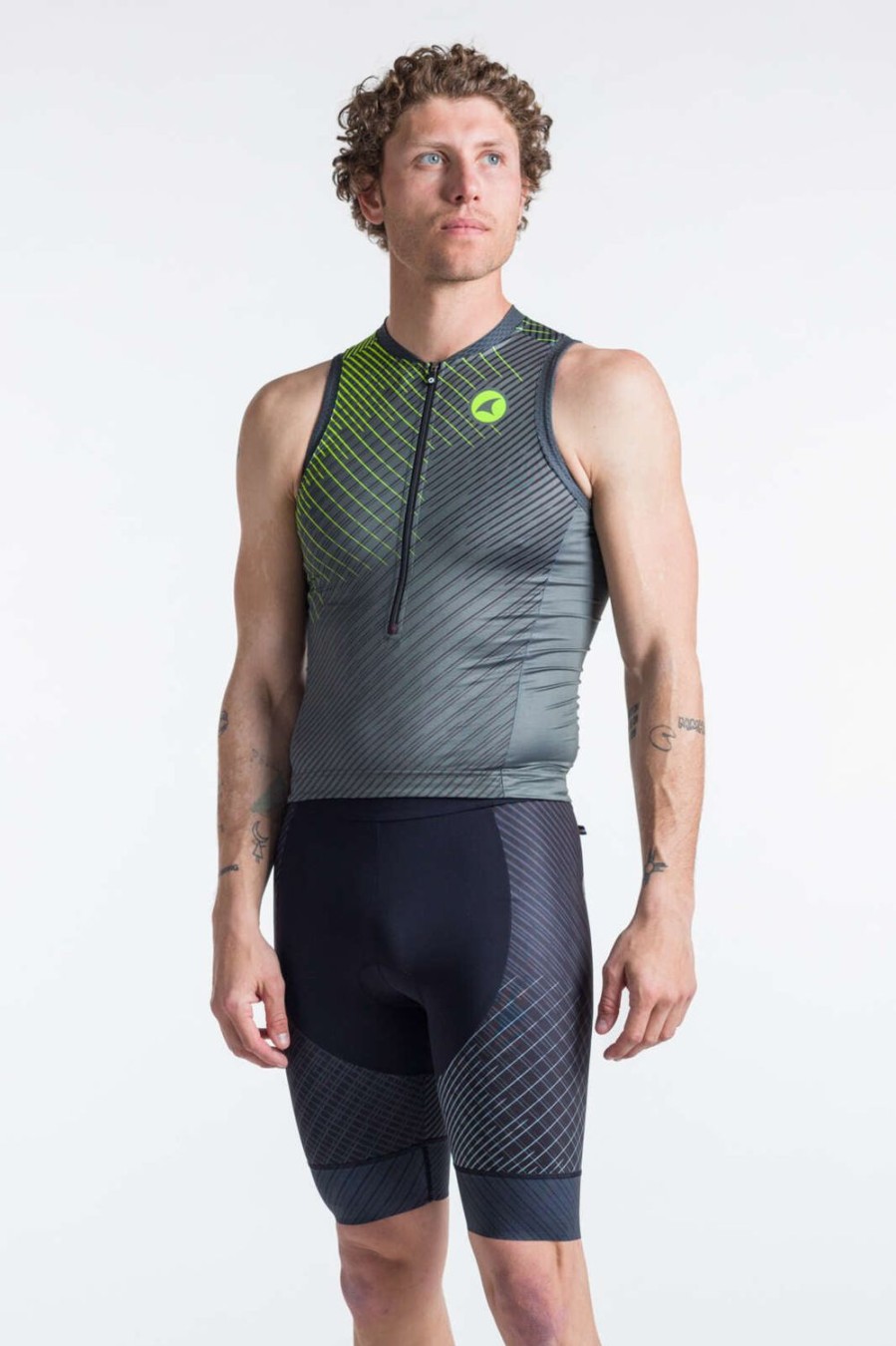 Men'S Pactimo Skinsuits | Men'S Threshold Sl Tri Suit Black