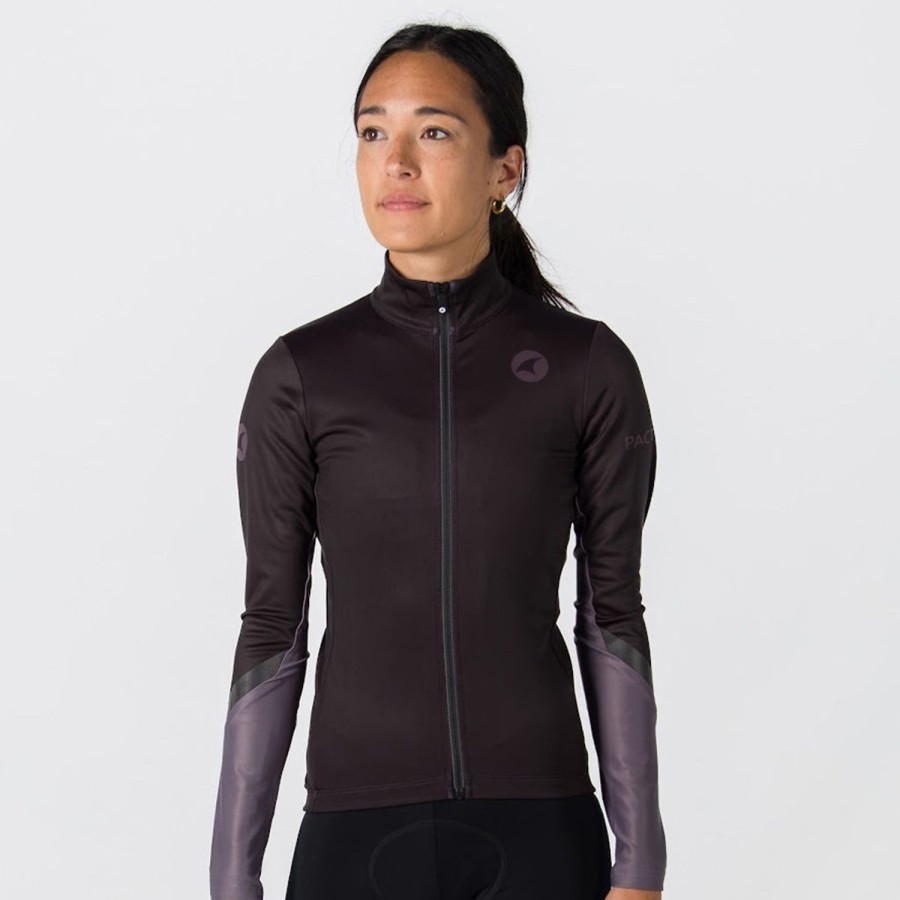 Women'S Pactimo Long Sleeve Jerseys | Women'S Storm+ Thermal Ls Jersey Black