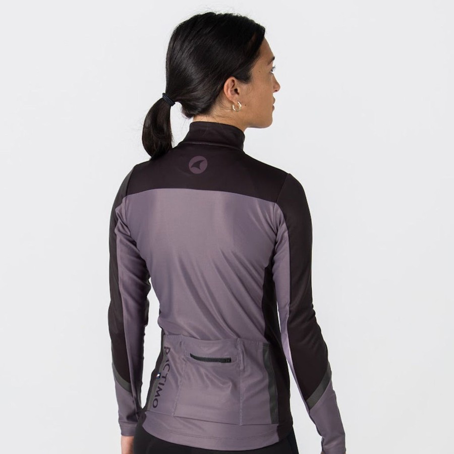 Women'S Pactimo Long Sleeve Jerseys | Women'S Storm+ Thermal Ls Jersey Black