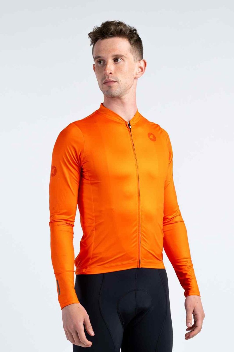 Men'S Pactimo Long Sleeve Jerseys | Men'S Ascent Aero Ls Jersey Flame Red