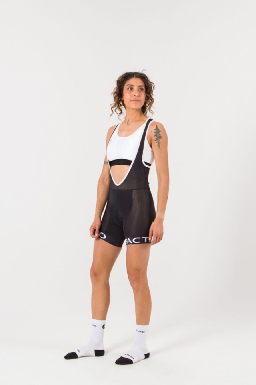 Women'S Pactimo Bibs | Women'S Apex Bib Liner Black