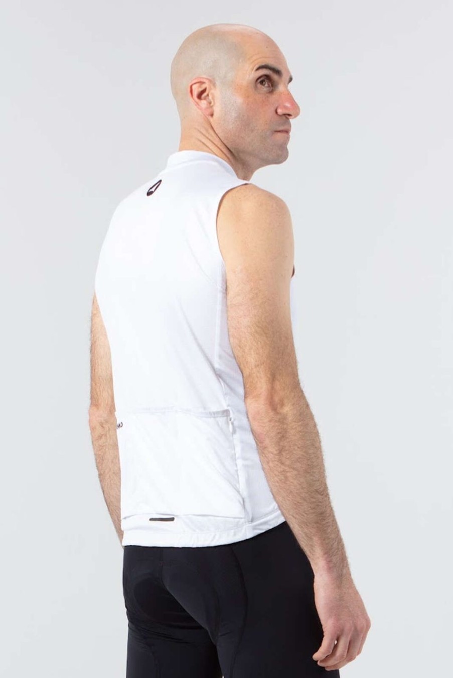 Men'S Pactimo Sleeveless Jerseys | Men'S Ascent Sl Jersey White