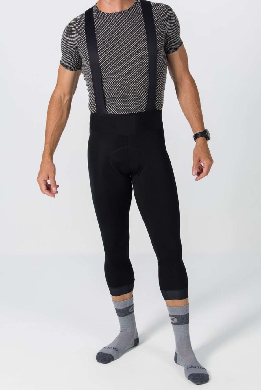 Men'S Pactimo Bib Tights & Tights | Men'S Storm+ Thermal 3/4 Bib Tight Black