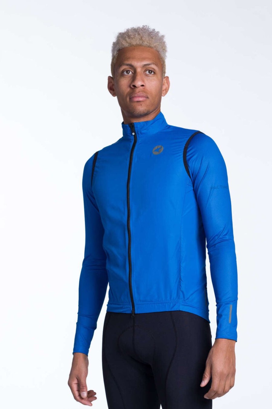 Men'S Pactimo Vests | Men'S Divide Wind Vest Atlantic Blue