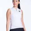 Women'S Pactimo Sleeveless Jerseys | Women'S Ascent Sl Jersey White