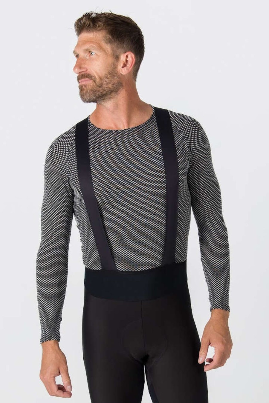 Men'S Pactimo Base Layers | Men'S Thermoregulator Ls Base Layer Black