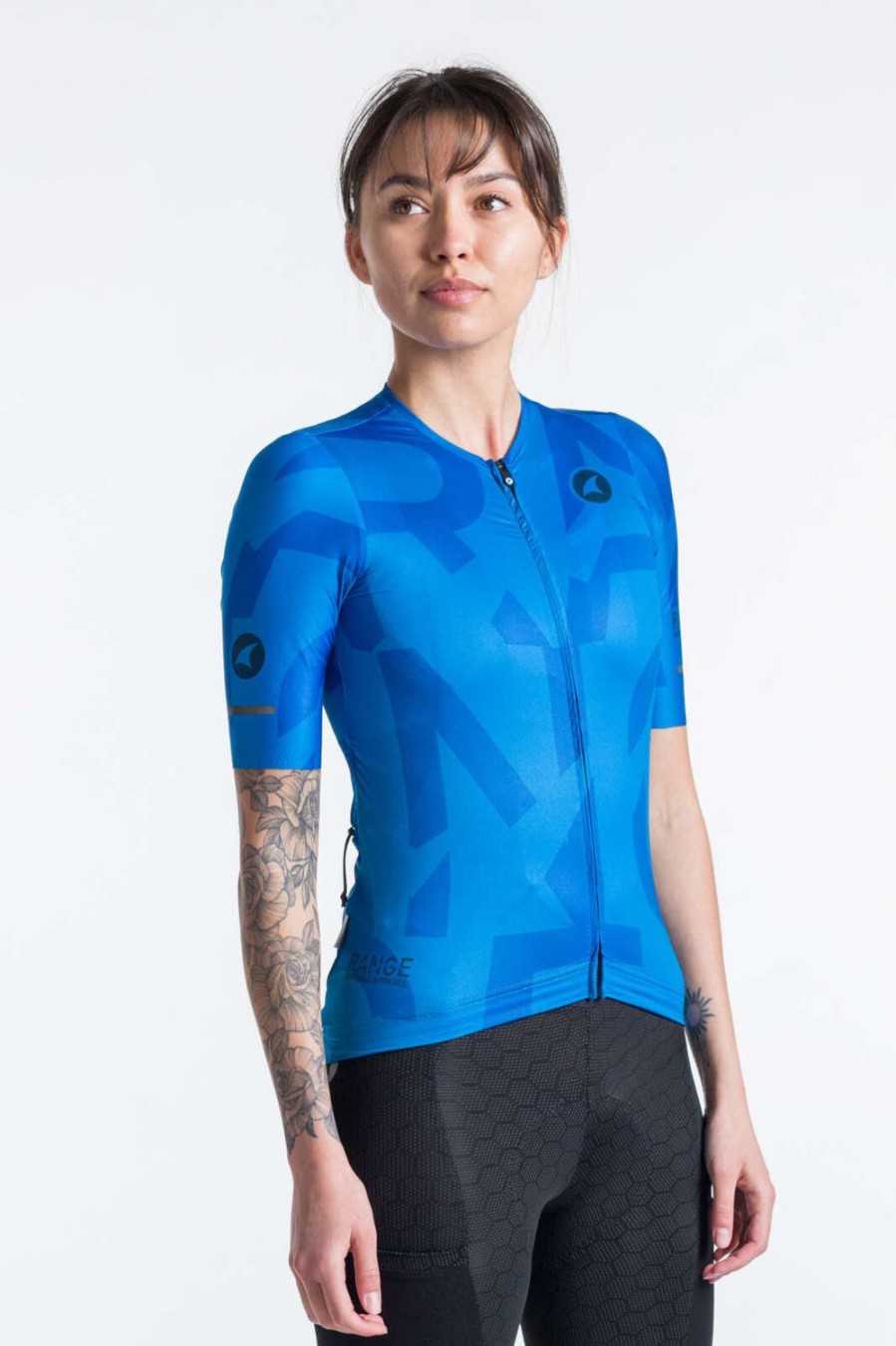 Women'S Pactimo Short Sleeve Jerseys | Women'S Range Aero Cargo Jersey Lapis Blue