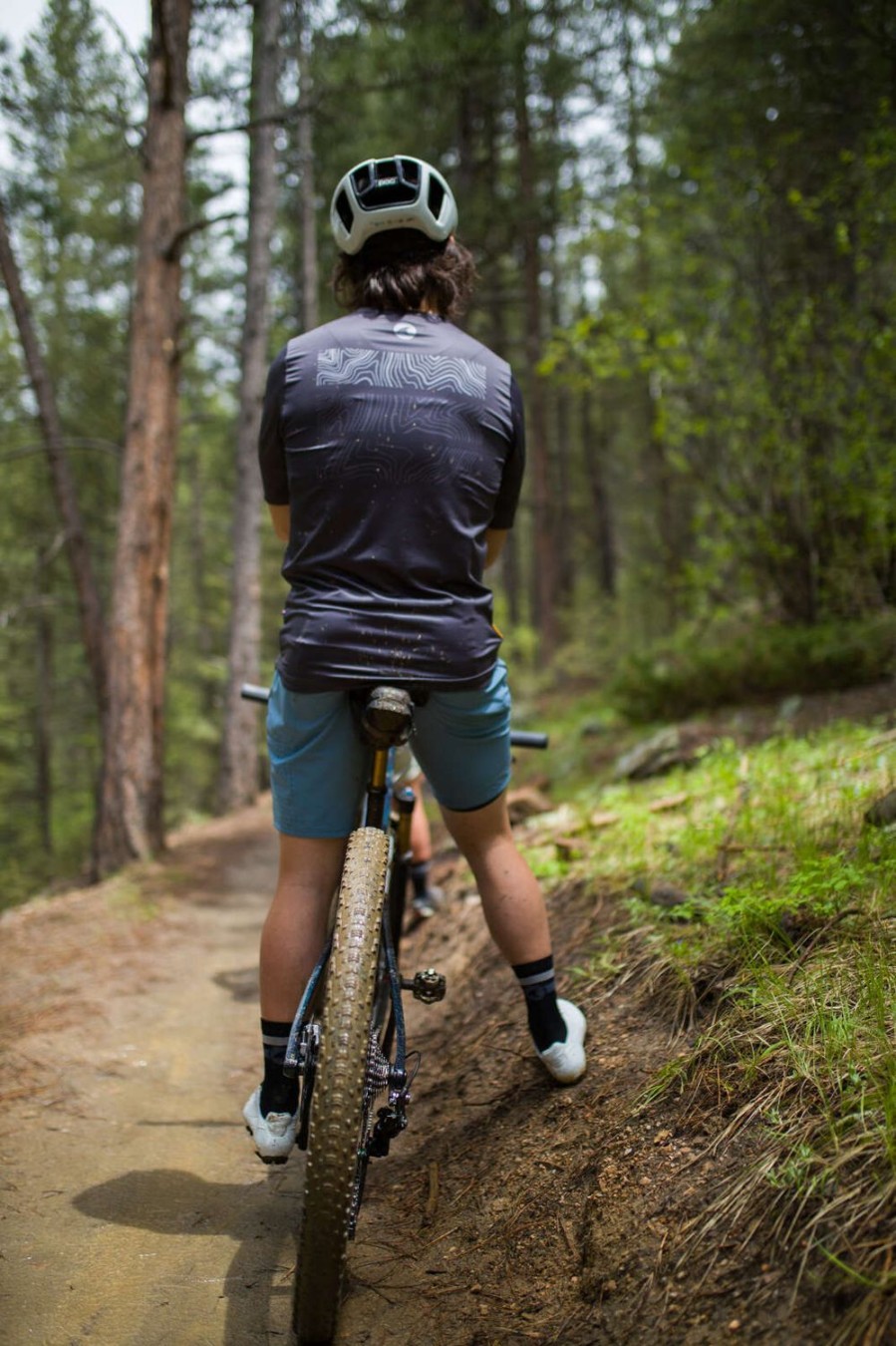 Men'S Pactimo Short Sleeve Jerseys | Men'S Range Trail Lite Tee Charcoal