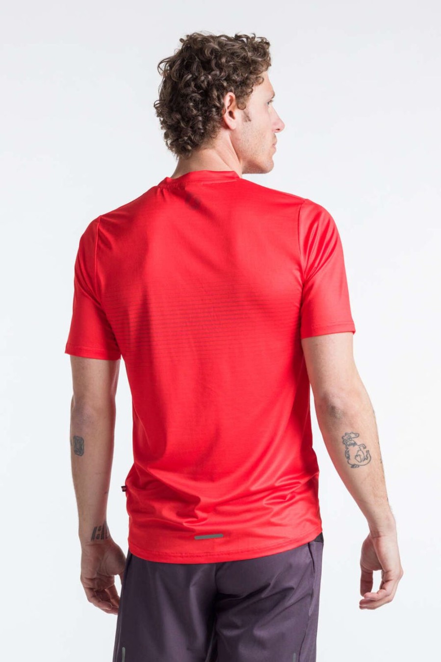 Men'S Pactimo Short Sleeve Jerseys | Men'S Run Tee Ranier Red