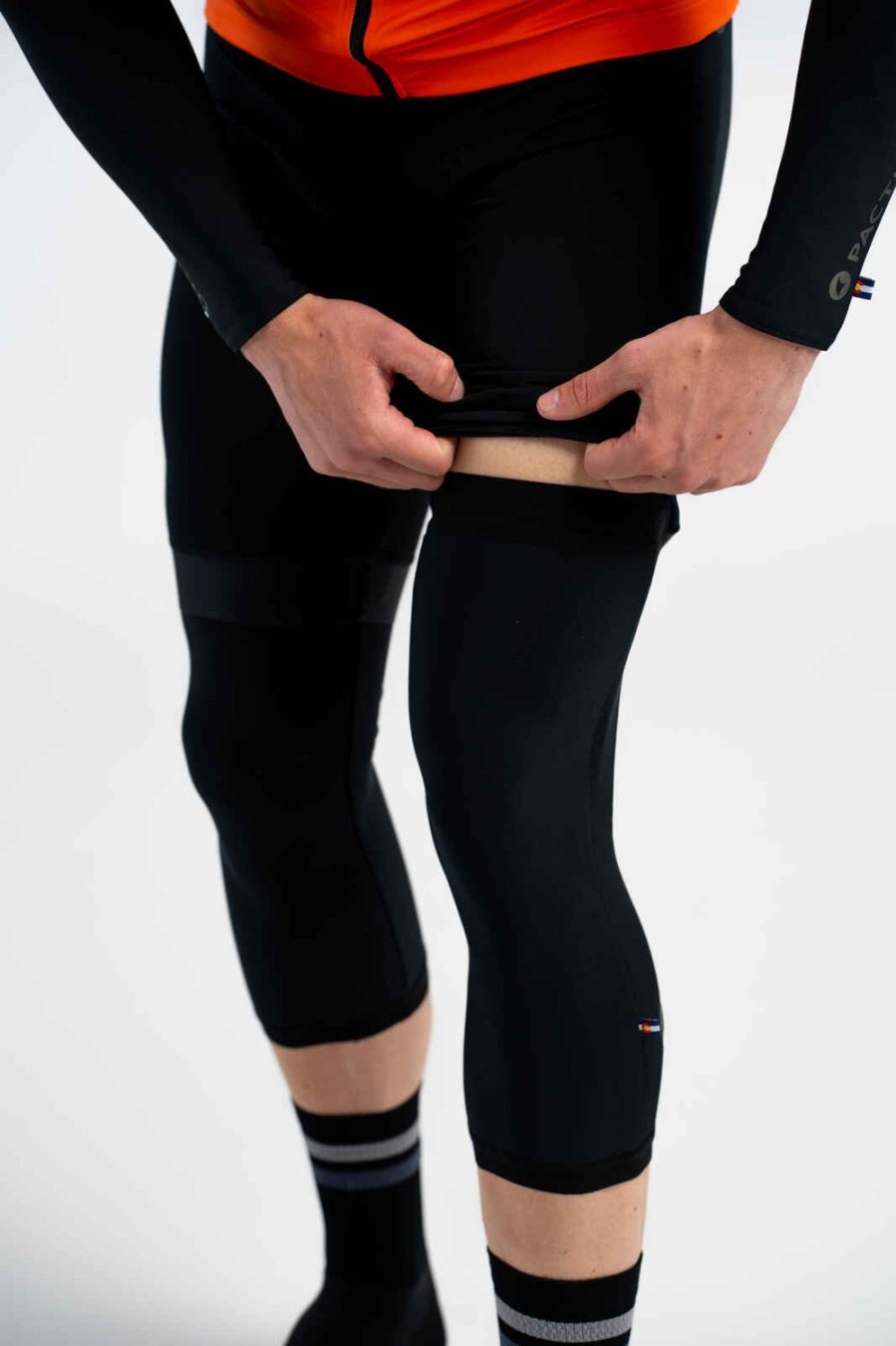 Men'S Pactimo Warmers & Covers | Storm+ Knee Warmers Black