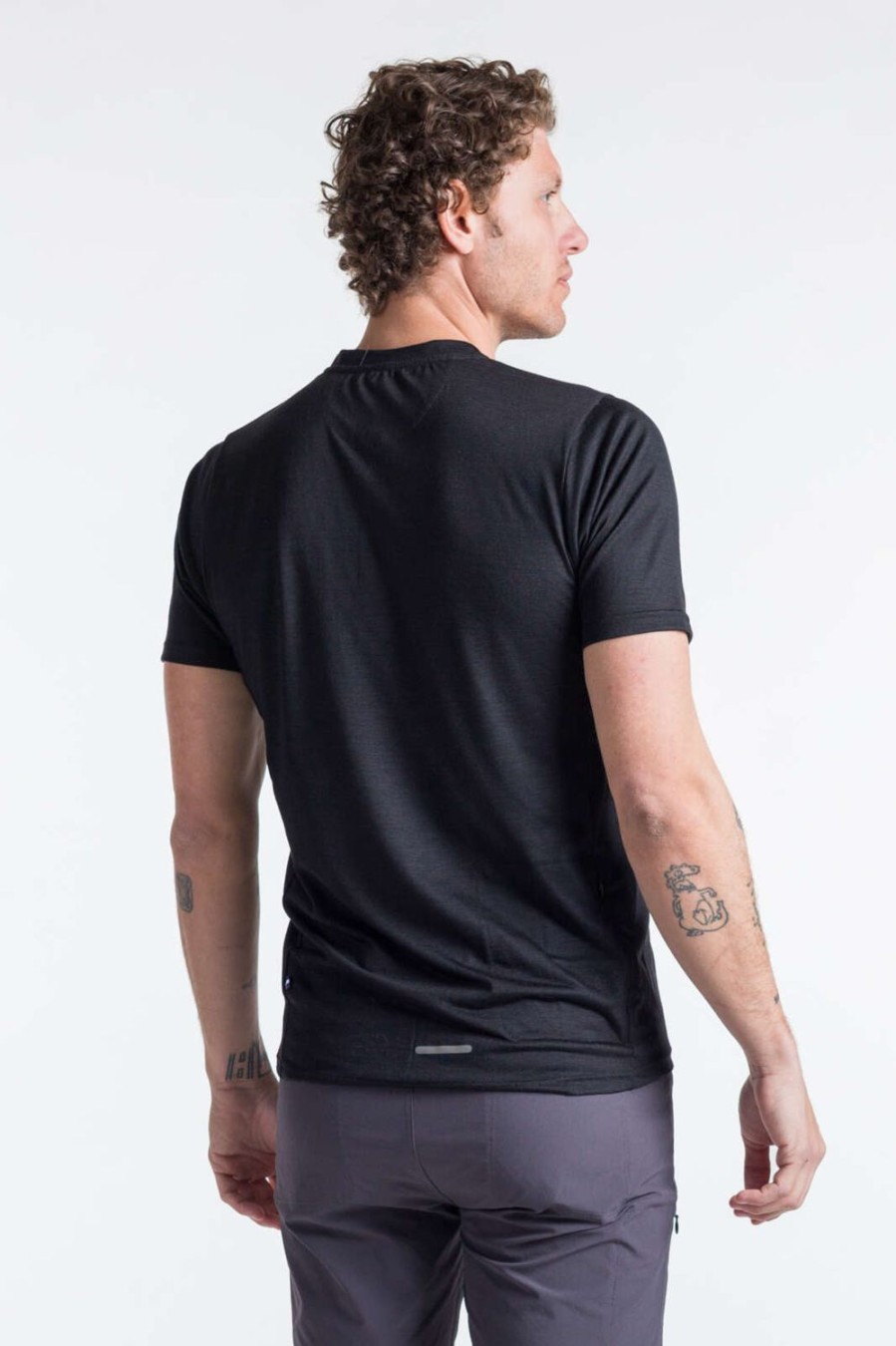 Men'S Pactimo Lifestyle | Men'S Range Henley Black