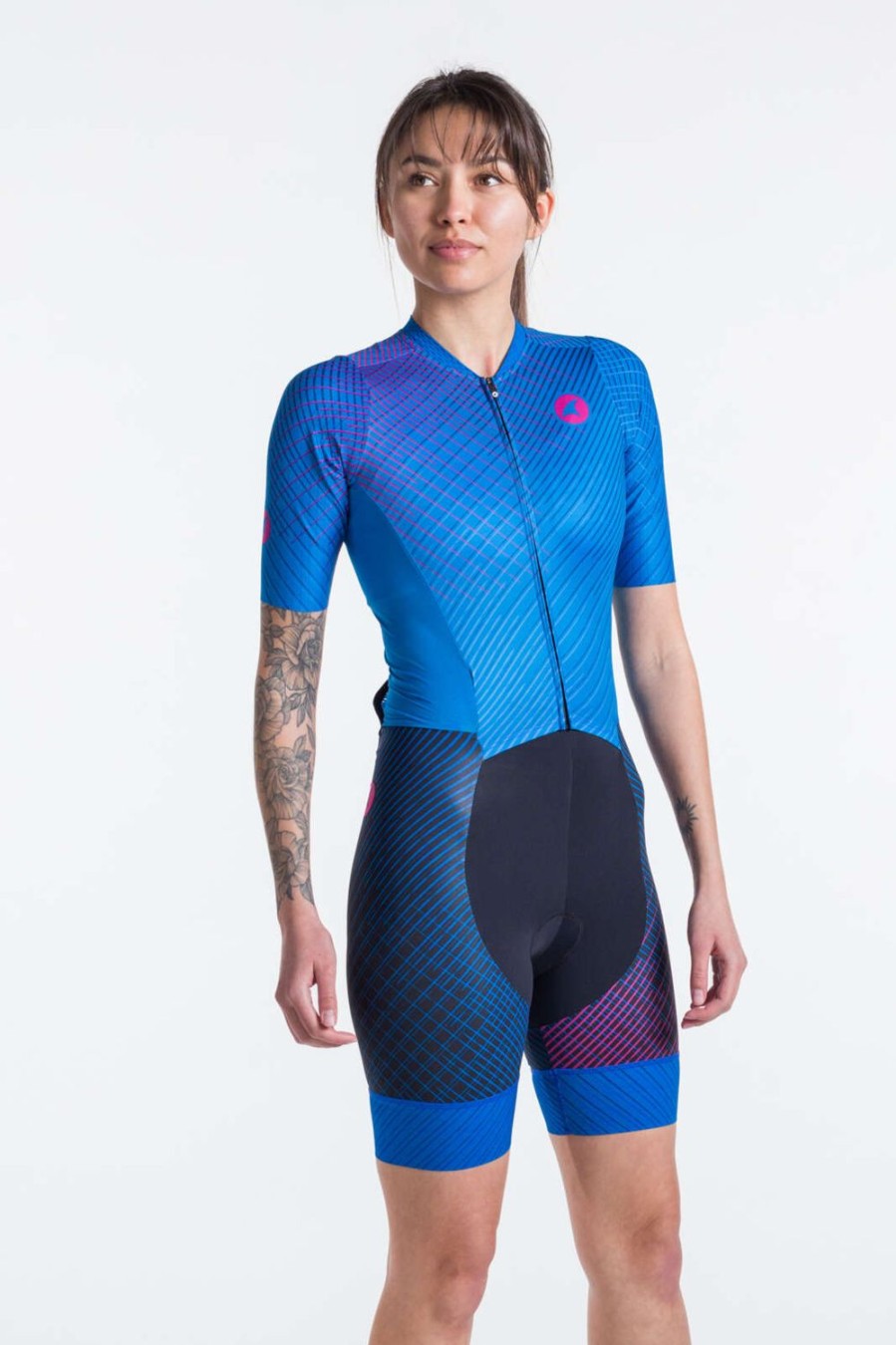 Women'S Pactimo Skinsuits | Women'S Threshold Tri Suit Lapis Blue