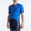 Men'S Pactimo Skinsuits | Men'S Threshold Tri Suit Atlantic Blue