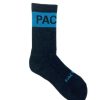 Men'S Pactimo Lifestyle | Winter Wool Socks Black/Bright Blue