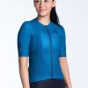 Women'S Pactimo Short Sleeve Jerseys | Women'S Summit Aero Mesh Jersey Mediterranean Green