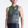 Men'S Pactimo Sleeveless Jerseys | Men'S Threshold Sl Tri Top Black