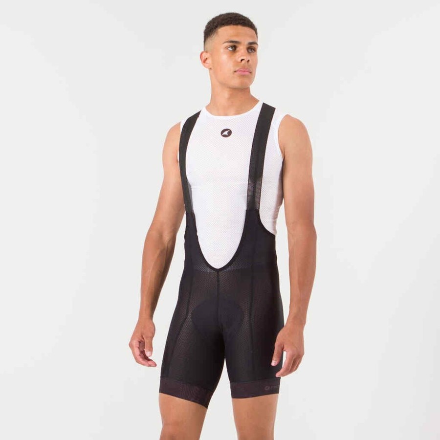 Men'S Pactimo Bibs | Men'S Tellus Bib Short Liner Black