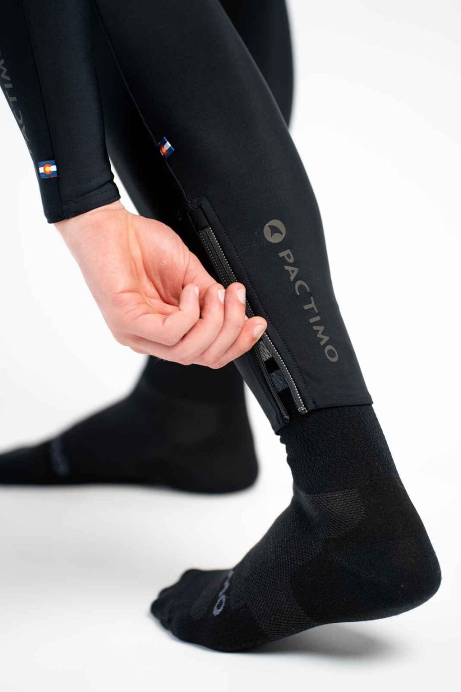 Men'S Pactimo Warmers & Covers | Storm+ Leg Warmers Black