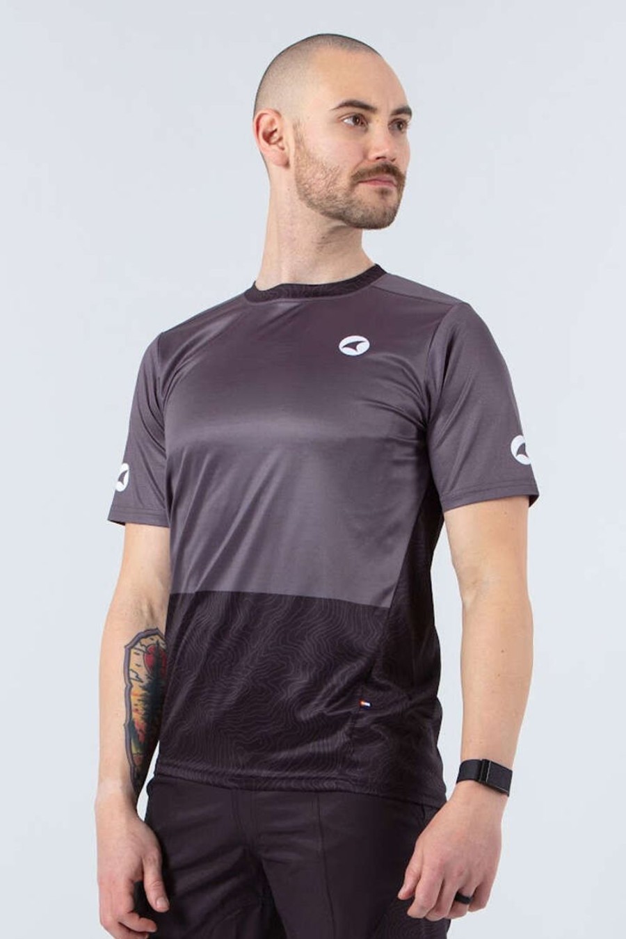 Men'S Pactimo Short Sleeve Jerseys | Men'S Apex Jersey Charcoal