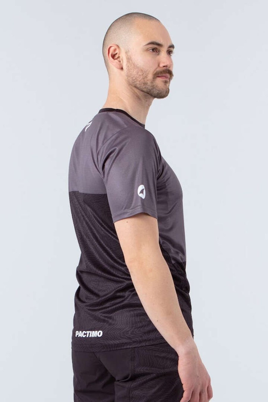 Men'S Pactimo Short Sleeve Jerseys | Men'S Apex Jersey Charcoal