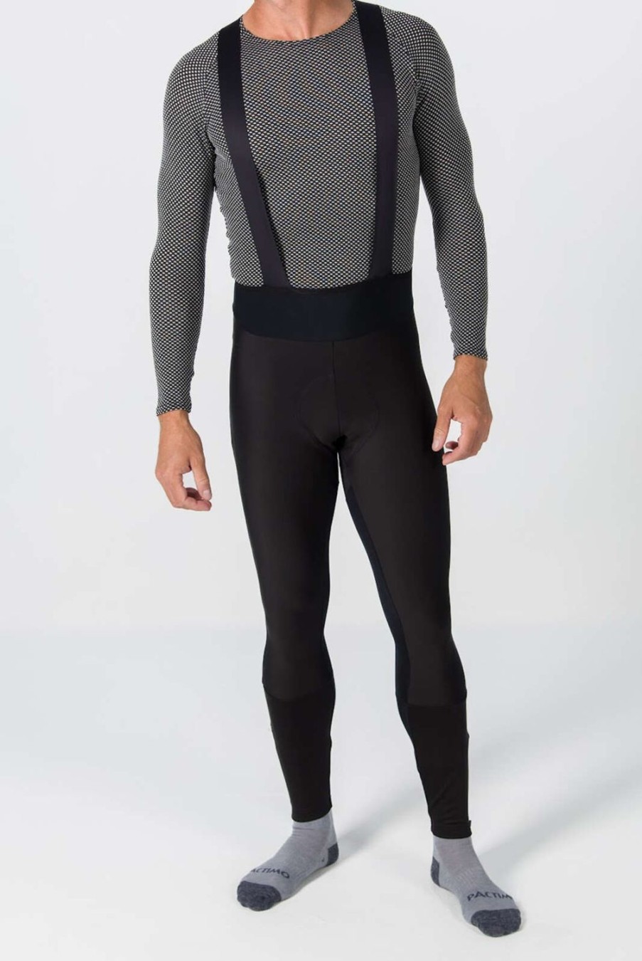 Men'S Pactimo Bib Tights & Tights | Men'S Vertex Thermal Bib Tight Black