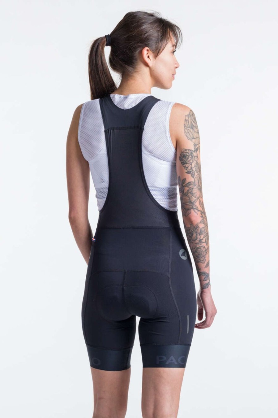 Women'S Pactimo Bibs | Women'S Ascent Vector Bibs Black