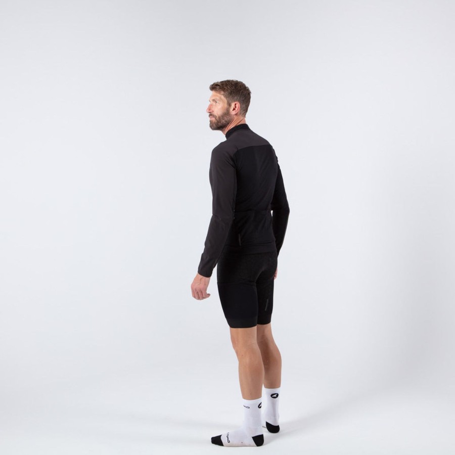 Men'S Pactimo Long Sleeve Jerseys | Men'S Range Wind Ls Jersey Black