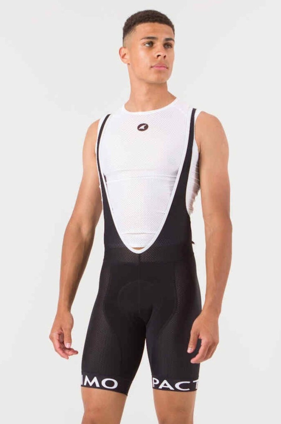 Men'S Pactimo Bibs | Men'S Apex Bib Short Liner Black